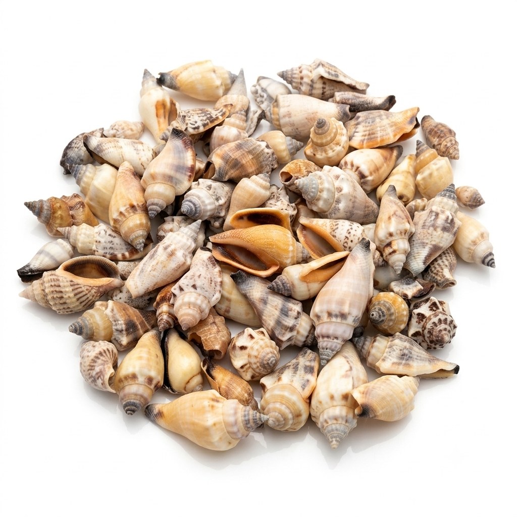 Baby Conch Shells - Decorative Shells for Aquarium, Vase Filler & DIY Craft