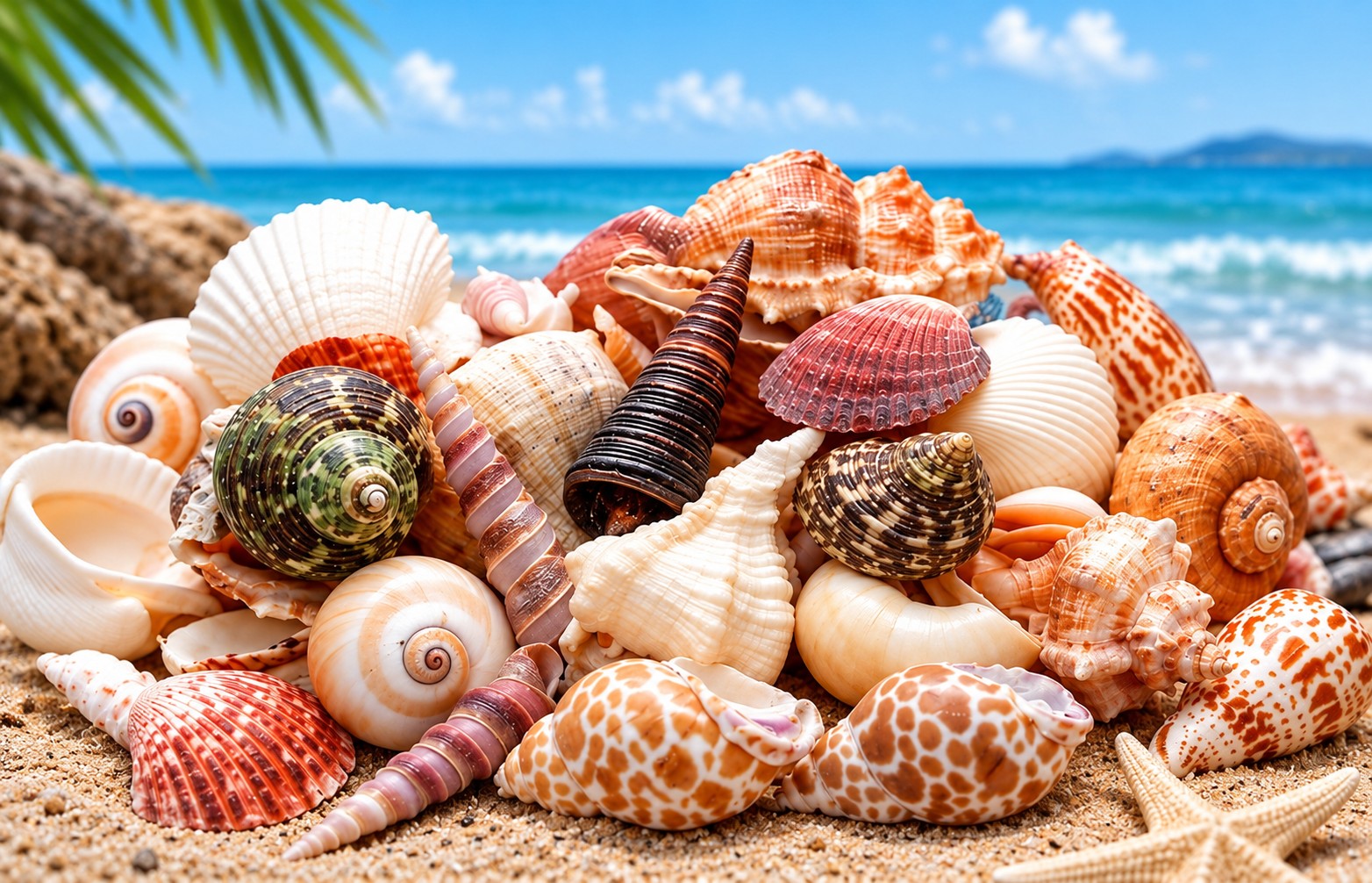 Large Assorted Shell Mix - Decorative Shells for Aquarium, Vase Filler & DIY Craft